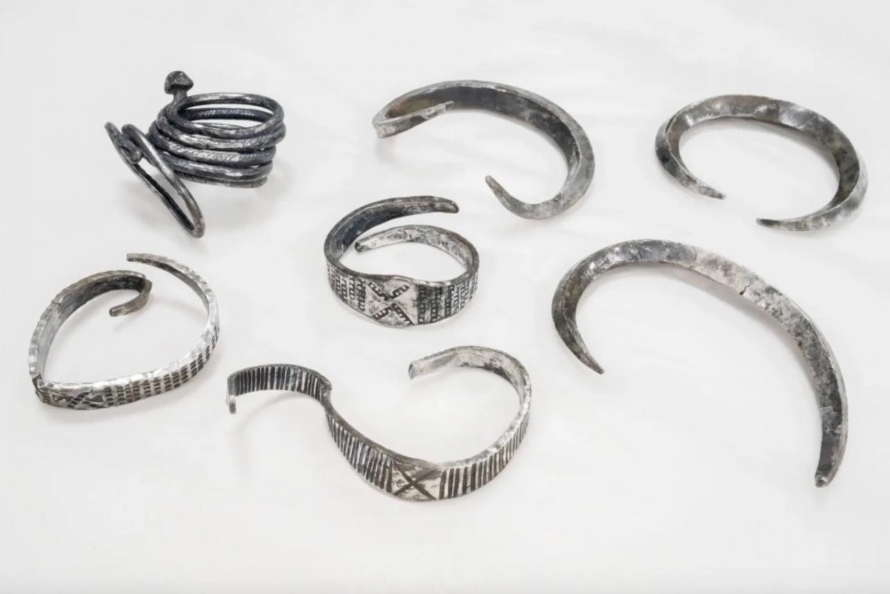 Seven ‘Stunning’ Viking Arm Rings Discovered by Archaeology Student in Denmark